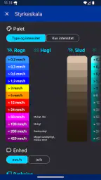 Regn Alarm (Rain Alarm) screenshot