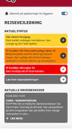 Rejseklar screenshot