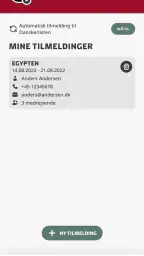 Rejseklar screenshot