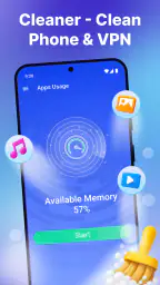 Renser telefonen & VPN screenshot