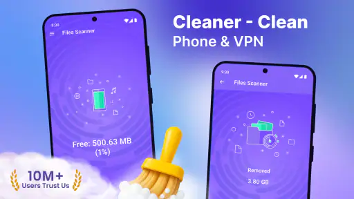 Renser telefonen & VPN screenshot