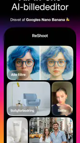 ReShoot: AI-foto og redigering screenshot