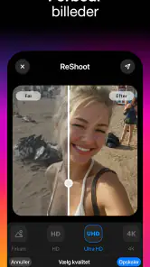 ReShoot: AI-foto og redigering screenshot