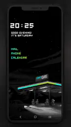 Retro Mode - Icon Pack (Neon) screenshot