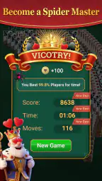 Retro Spider Solitaire screenshot