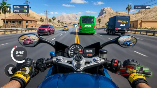 Rider 3D: Bike Racing Games screenshot