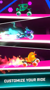 Rider Worlds - Neon Bike Races screenshot