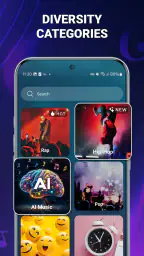 Ringetoner til android screenshot