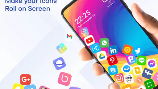 Rolling Icon: 3D Wallpaper screenshot