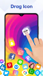 Rolling Icon: 3D Wallpaper screenshot