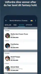 Roster Athletics screenshot
