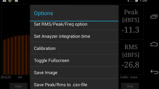 RTA Pro Analyzer screenshot
