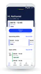 SameSystem Check-in screenshot