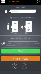 SejlSikkert Alarm screenshot