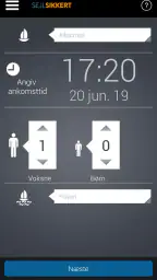 SejlSikkert Alarm screenshot