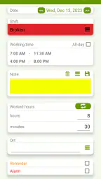 Shift Work Calendar - FlexR screenshot