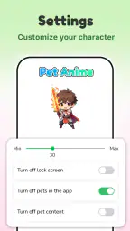 Shimeji anime: Pet On Screen screenshot