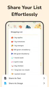 Shopping List & Calculator screenshot