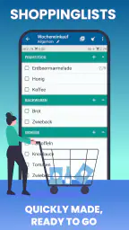 Shopping list — Lister screenshot