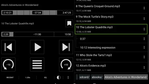 Simple Audiobook Player + screenshot