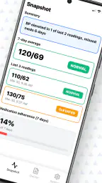 Simple Blood Pressure Tracker screenshot