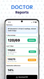 Simple Blood Pressure Tracker screenshot