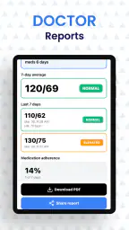 Simple Blood Pressure Tracker screenshot