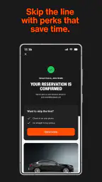 SIXT rent. share. ride. plus. screenshot