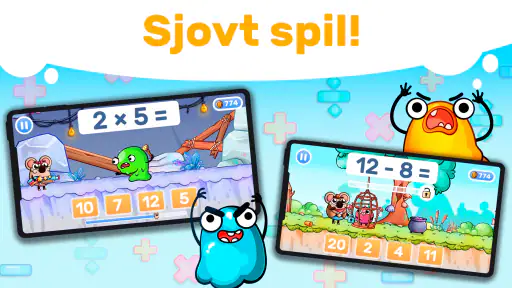 Sjov Matematik (Spil for børn) screenshot