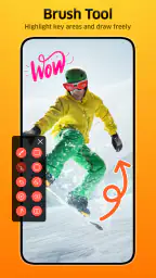 Skærmoptager-app screenshot