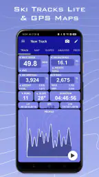 Ski Tracks Lite & GPS Maps screenshot