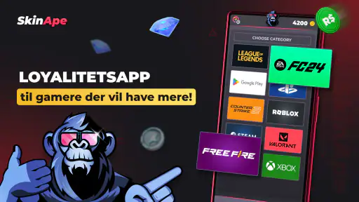 SkinApe for Games & Gavekort screenshot