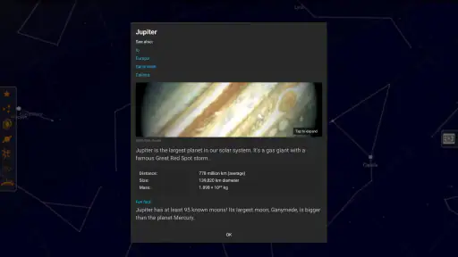 Sky Map: Himmelkort screenshot