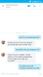 Skype for Business for Android screenshot