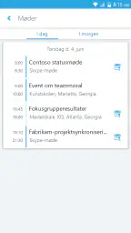 Skype for Business for Android screenshot