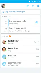Skype for Business for Android screenshot