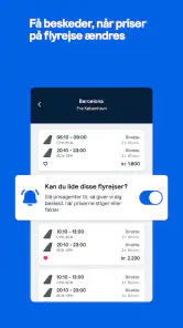 Skyscanner Flyrejser Hoteller screenshot