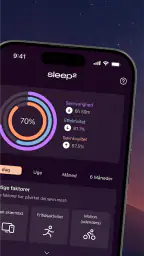 sleep²: søvnmonitor og analyse screenshot