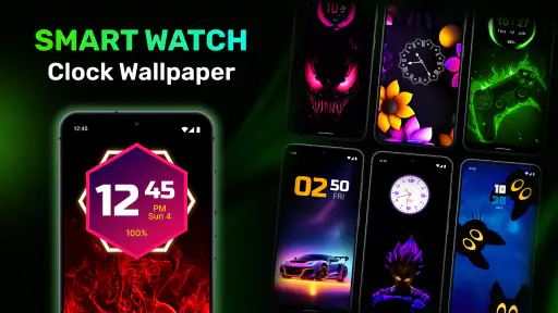 Smart Watch - Clock Wallpaper screenshot
