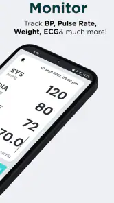 SmartBP blodtryksmåler screenshot