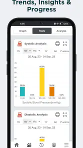 SmartBP blodtryksmåler screenshot