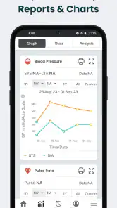 SmartBP blodtryksmåler screenshot