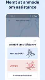 Søassistancen screenshot
