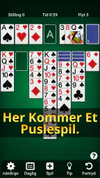 Solitaire Dansk screenshot