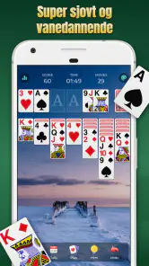 Solitaire kortspil screenshot
