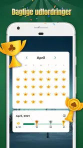 Solitaire kortspil screenshot