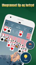 Solitaire kortspil screenshot