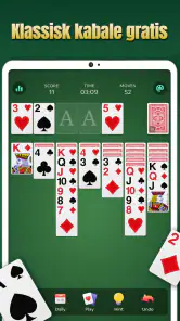 Solitaire kortspil screenshot