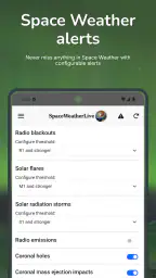SpaceWeatherLive screenshot