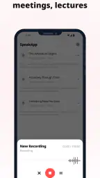 SpeakApp AI: Voice Notes screenshot